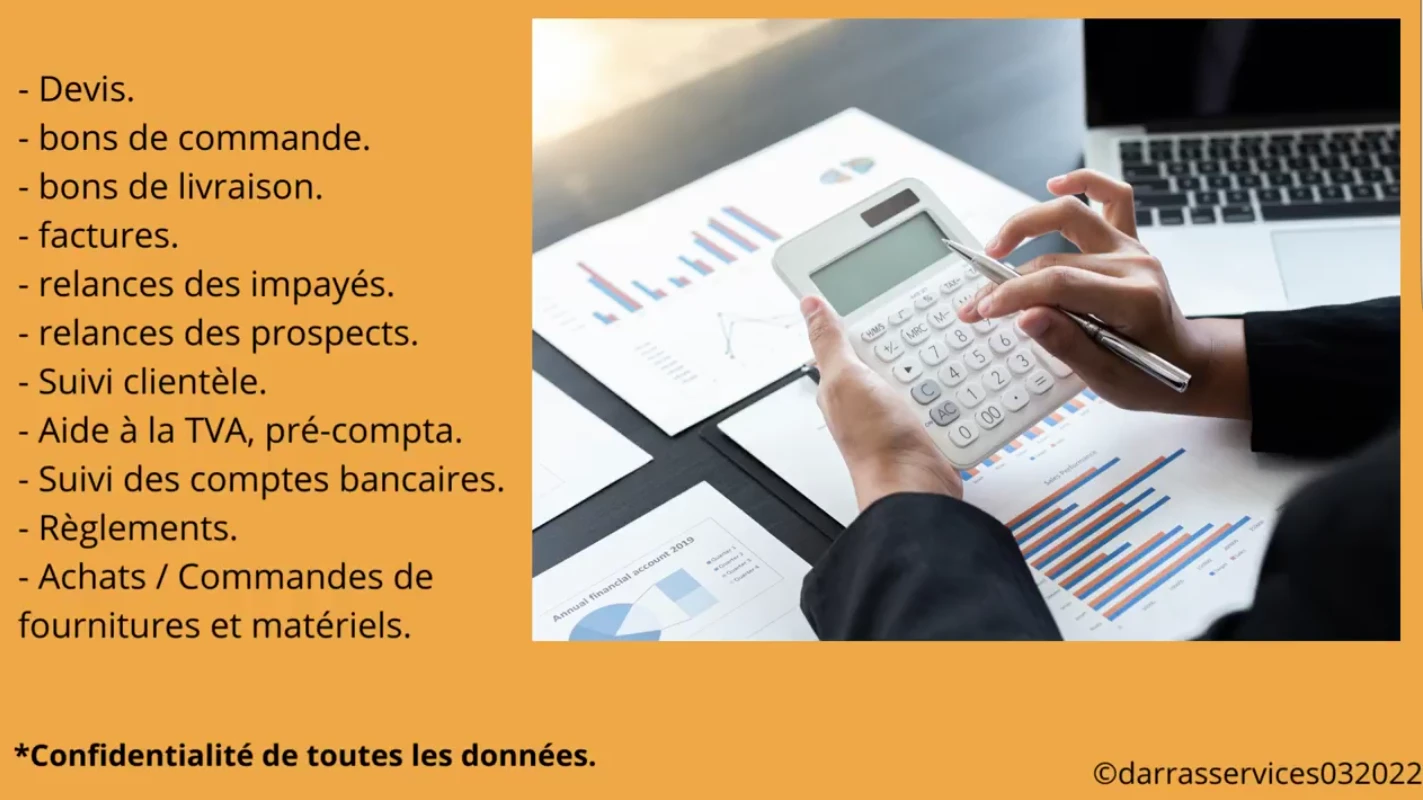 Liste de services proposés par l'entreprise DARRAS-Services